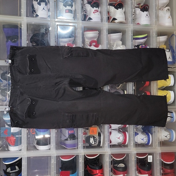 Black Cargo Pants - Picture 4 of 7
